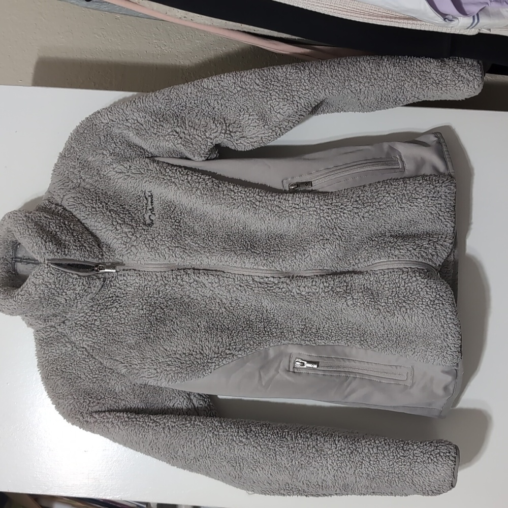 Columbia Gray Fleece Jacket- XS